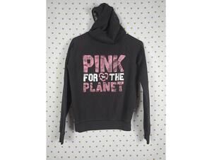 Victorias Secret Pink VINTAGE HTF XS Hoodie Sweater y2k FOR THE PLANET